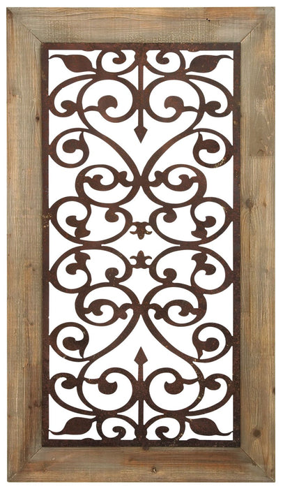 Metal Wall Plaque – 26\" x 46\"