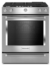 KitchenAid 7.1 Cu. Ft. Electric Range with AquaLift® and Self-Clean - Stainless Steel - YKSDB900ESS 