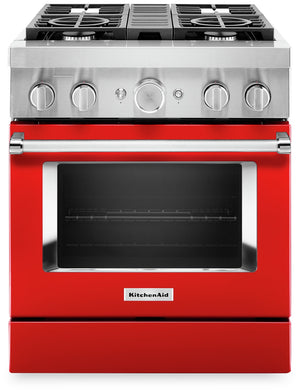 KitchenAid 30'' Smart Commercial-Style Gas Range - KFGC500JPA