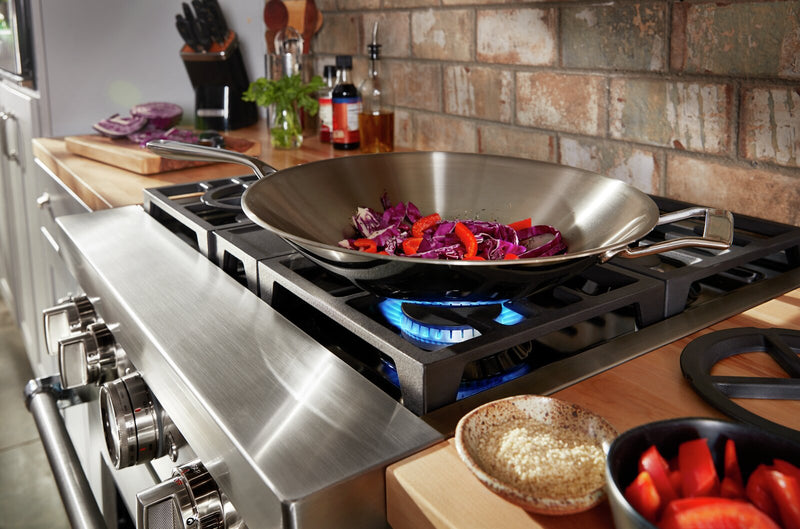 KitchenAid 4.1 Cu. Ft. Smart Gas Range with Self-Clean - Miami Blue - KFGC500JMB