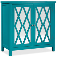 Harbor View Accent Cabinet - Caribbean Blue