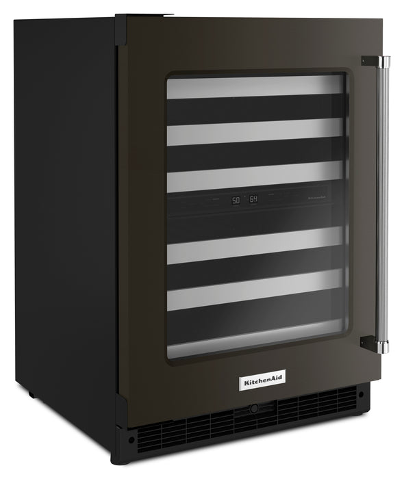 KitchenAid 24\" 5 Cu. Ft. Undercounter Wine Refrigerator - Stainless Steel - KUWL314KBS