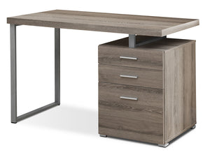 Rimini Computer Desk – Dark Taupe