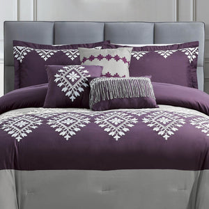 Lisbon 7-Piece Queen Comforter Set