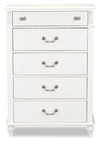 Livy 5-Drawer Bedroom Chest for Kids, 35