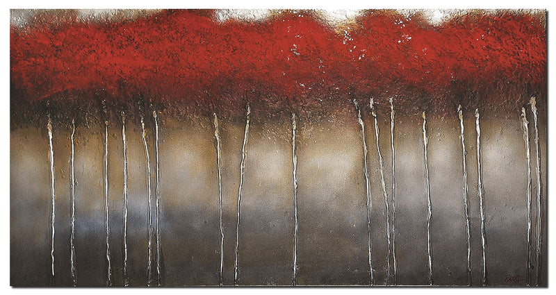 Crimson Forest - 60\" x 30\"