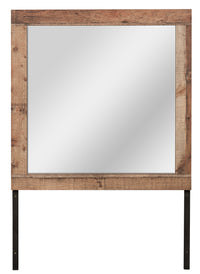 Mojave Bedroom Dresser Mirror, Rustic - Natural Brown 