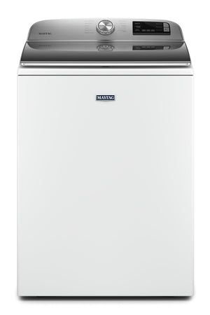 Maytag 5.4 Cu. Ft. Smart Top-Load Washer - White - MVW6230HW