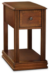 Sydney 13\" Accent Table with Drawer - Cherry