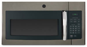 GE 1.6 Cu. Ft. Over-the-Range Microwave with Programmable Defrost and 300 CFM - Slate - JVM1635SLJC