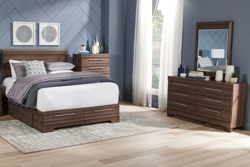 Olivia Full Headboard - Grey