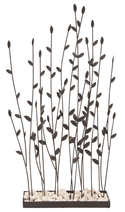 Metal Rocks Table Decor – 14\" x 31\"