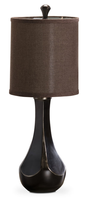 Mountain Bronze Resin Table Lamp