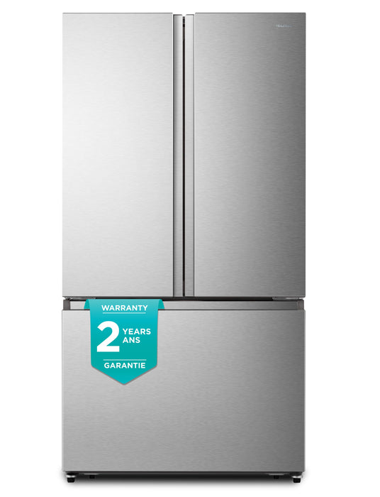 Hisense 36\" 26.6 Cu. Ft. French-Door Refrigerator - Stainless Steel - RF266C3FSE