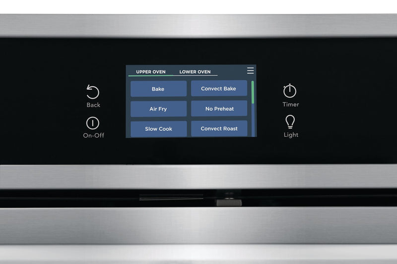 Frigidaire Gallery 27\" 3.8/3.8 Cu. Ft. Electric Double Wall Oven with Total Convection - Smudge-Proof® Stainless Steel\t - GCWD2767AF