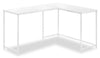 Karter L-Shaped Corner Desk - White 