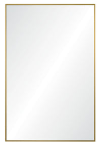 Gold Iron-Framed Mirror - 23.5
