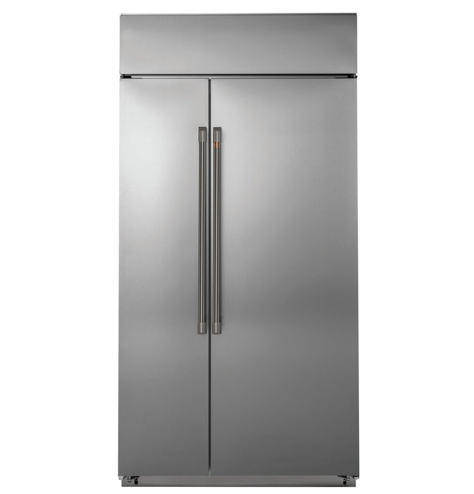 Cafe 2-Piece Handle Kit for Side-By-Side Refrigerator in Brushed Black - CXSS2H2PMBT