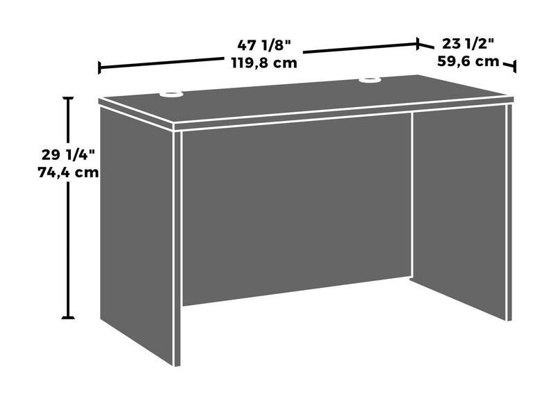 Affirm 47.17\" Commercial Grade Office Desk - Classic Cherry