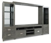 Bronx 4-Piece Wall Unit Entertainment Centre with Storage and Cable Management for TVs up to 80