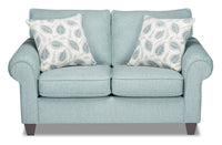 Scarlett Chenille Loveseat - Marine 