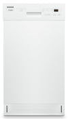 Whirlpool 18\" 50 dBA Built-In Front-Control Dishwasher - White - WDPS5118PW