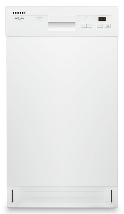 Whirlpool 18\" 50 dBA Built-In Front-Control Dishwasher - White - WDPS5118PW
