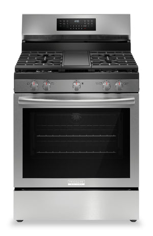 Frigidaire Gallery 5.1 Cu. Ft. Gas Range With Total Convection and Air Fry - Smudge-Proof® Stainless Steel - GCRG3060BF