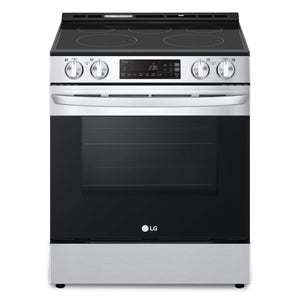 LG 6.3 Cu. Ft. Smart Electric Range with EasyClean® - Smudge Proof Stainless Steel - LSEL6331F