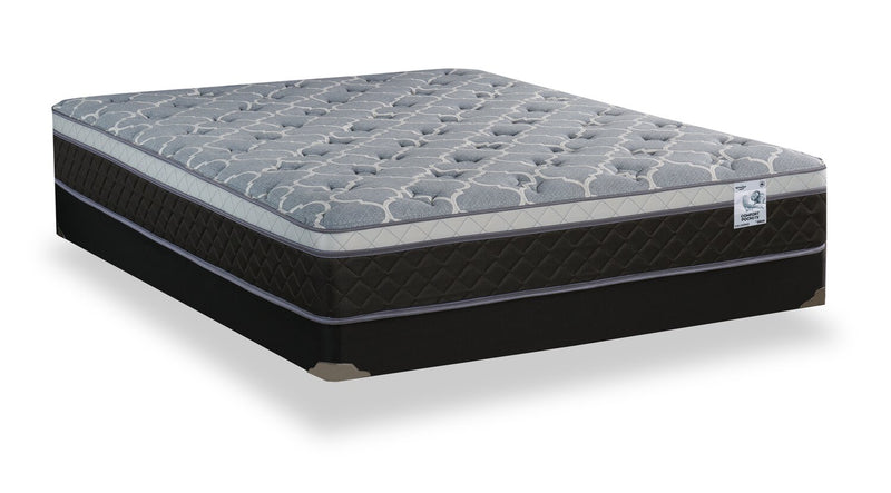 Springwall Salerno Eurotop Low-Profile Full Mattress Set