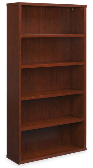 Affirm Commercial Grade 5-Shelf Bookcase - Classic Cherry