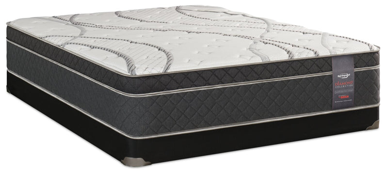Springwall Radiant Eurotop Low-Profile Queen Mattress Set