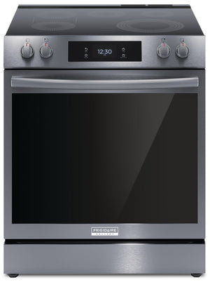 Frigidaire Gallery 6.2 Cu. Ft. Electric Range With Total Convection and Air Fry - Smudge-Proof® Black Stainless Steel - GCFE306CBD