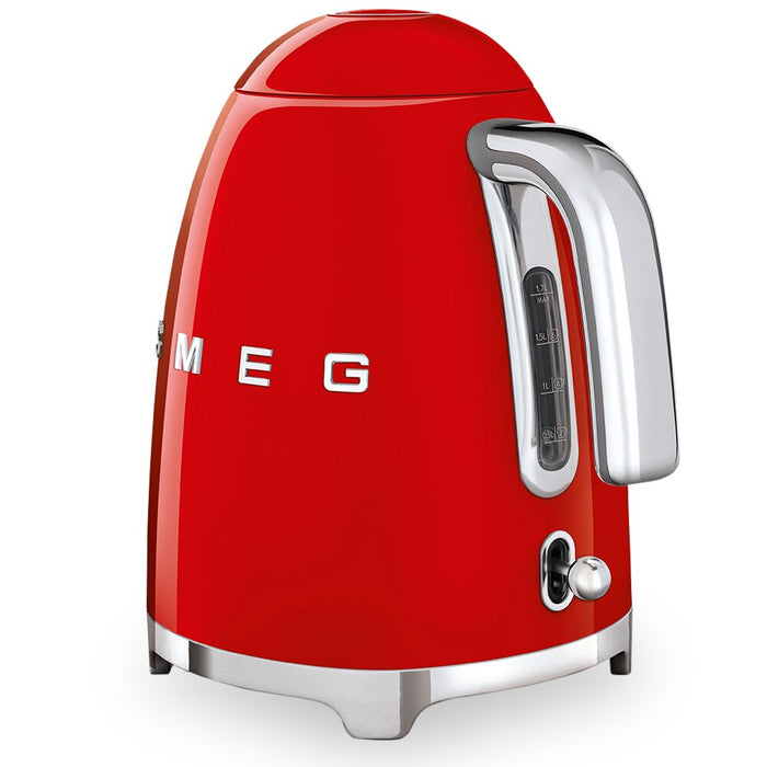 Smeg 1.7 L Cordless Electric Kettle - KLF03RDUS