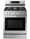 Samsung 6 Cu. Ft. Smart Gas Free Standing Range with Air Fry - Stainless Steel - NX60A6711SS/AA