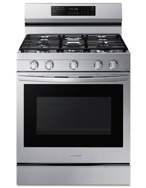 Samsung 6 Cu. Ft. Smart Gas Free Standing Range with Air Fry - Stainless Steel - NX60A6711SS/AA