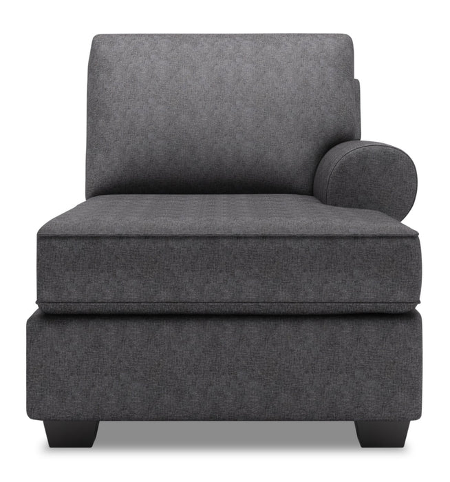 Sofa Lab Roll RAF Chaise - Luxury Charcoal