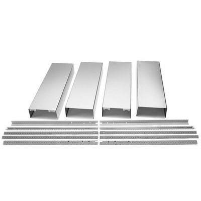 Whirlpool Island-Mount Range Hood Chimney Extension Kit - EXTKIT26FS - Range Hood Ducting in Stainless Steel