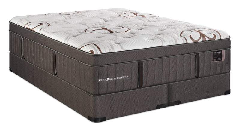Stearns & Foster Founders Collection Cardiff City Eurotop Split Queen Mattress Set