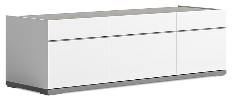 Marla 47\" Modern TV Stand with Storage and Cable Management for TVs up to 50\"- White