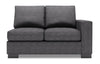 Sofa Lab Track RAF Loveseat - Luxury Charcoal