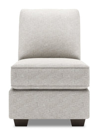 Sofa Lab Roll Armless Chair - Luxury Silver