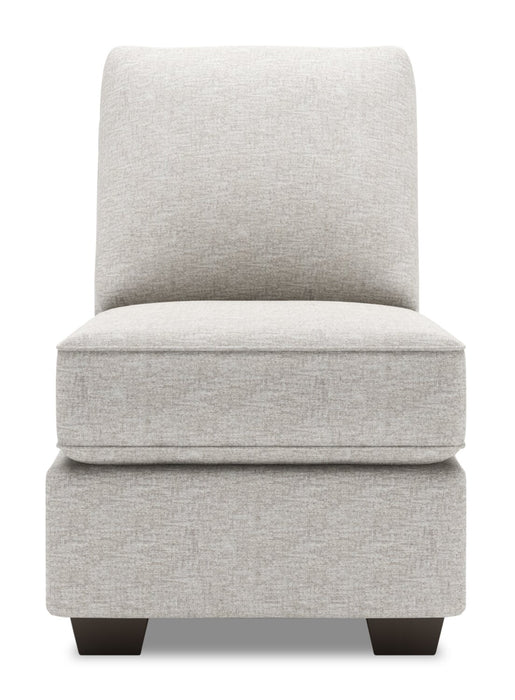 Sofa Lab Roll Armless Chair - Luxury Silver