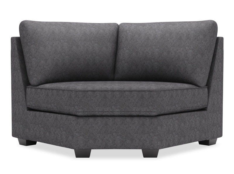 Sofa Lab Roll Curved Wedge - Luxury Charcoal