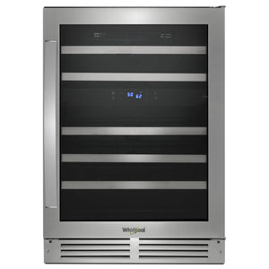 Whirlpool 46-Bottle Under-Counter Wine Cooler - WUW55X24HS