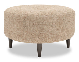 Sofa Lab The Curve Ottoman - Luxury Taupe