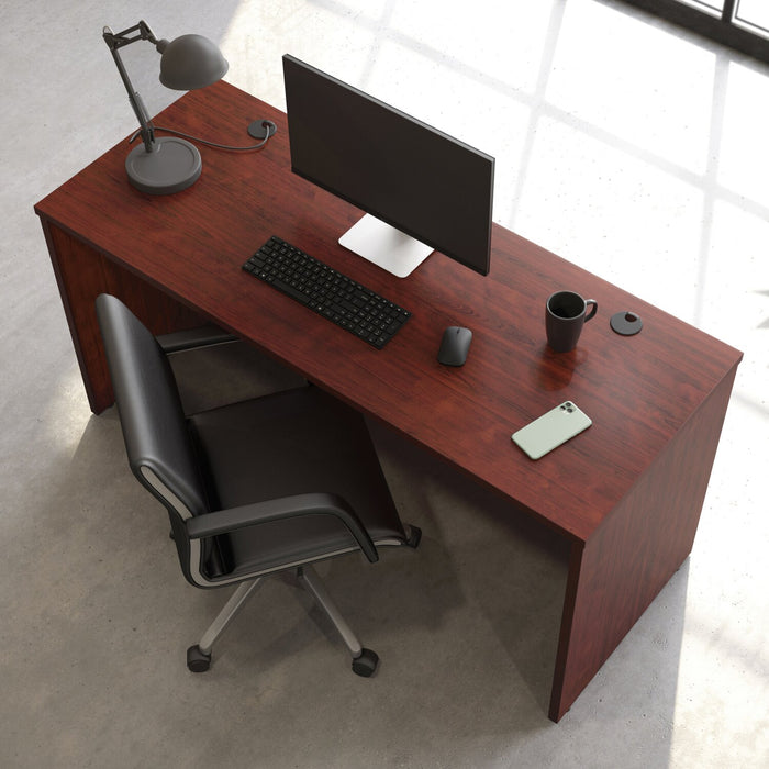 Affirm 59.06\" Commercial Grade Office Desk - Classic Cherry