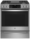 Profile 5.6 Cu. Ft. Smart Gas Range with True European Convection - Stainless Steel Fingerprint Resistant - PCGS930YPFS