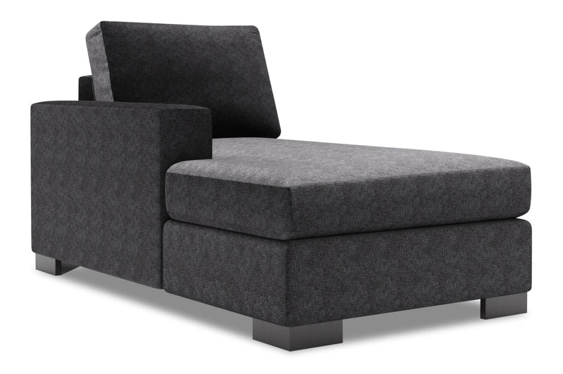 Sofa Lab Track LAF Chaise - Luxury Charcoal