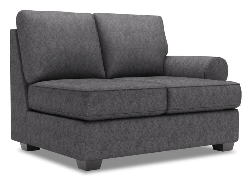 Sofa Lab Roll RAF Loveseat - Luxury Charcoal